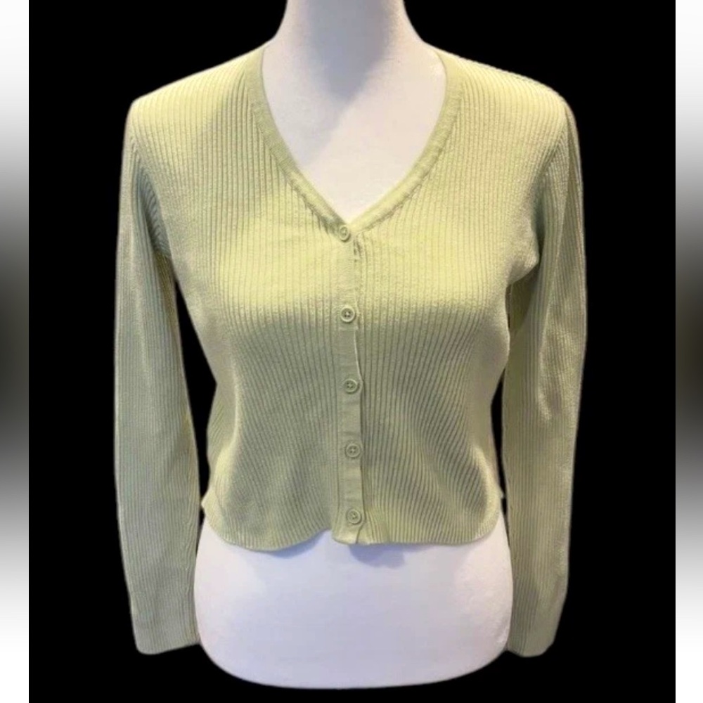 Brandy Melville women's Sage Green Shannon Cardigan Sweater One Size